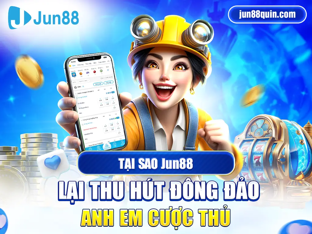 Những lý do để Jun88 trở thành tọa độ giải trí cá cược trực tuyến được săn đón nhất 2024