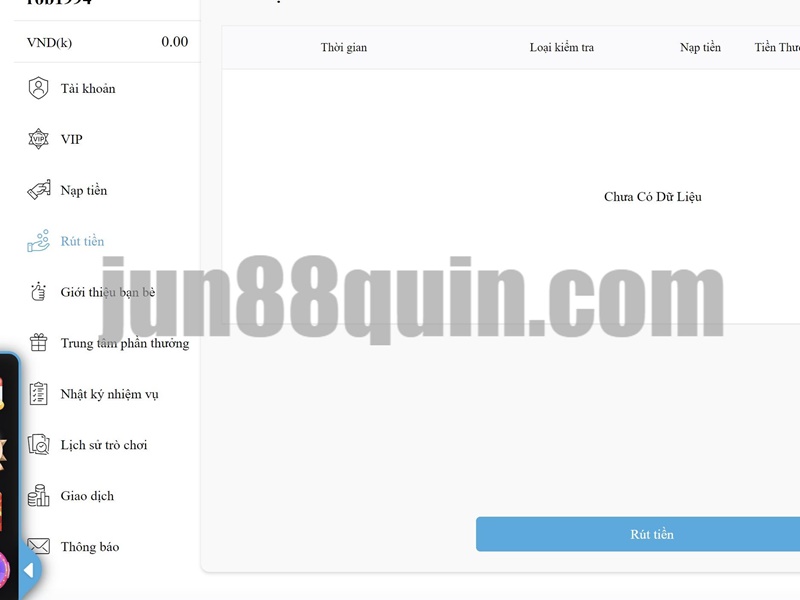 Hướng dẫn rút tiền Jun88 với 3 bước đơn giản